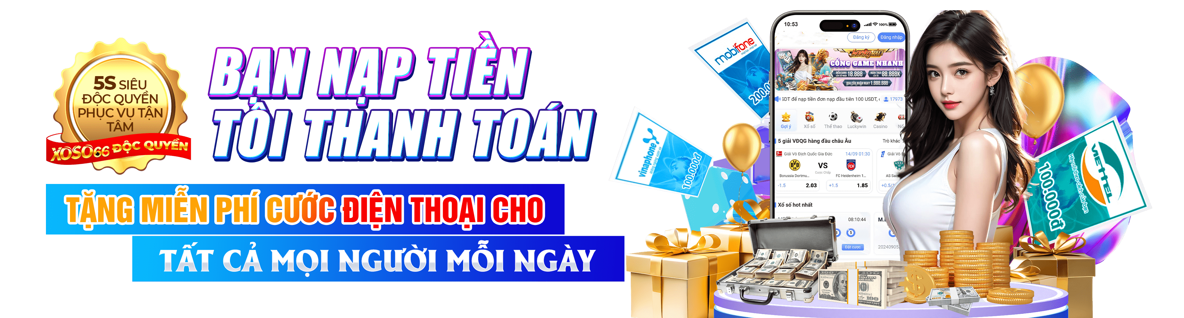 Hình ảnh quảng cáo của kkwin hiển thị nền tảng và các lợi ích