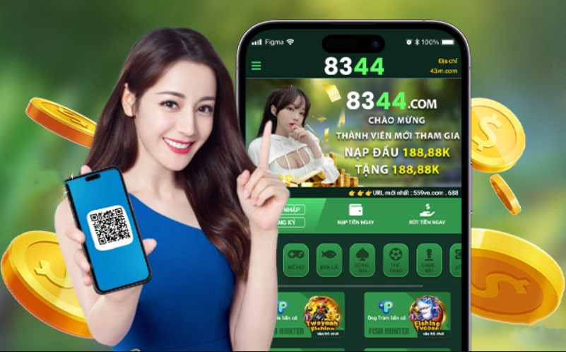 Hình ảnh quảng cáo của kkwin hiển thị nền tảng và các lợi ích