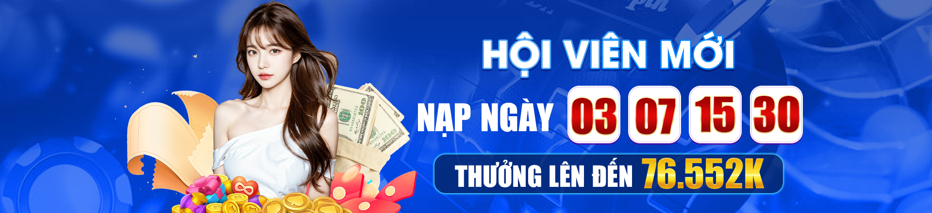 Hình ảnh quảng cáo của kkwin hiển thị nền tảng và các lợi ích