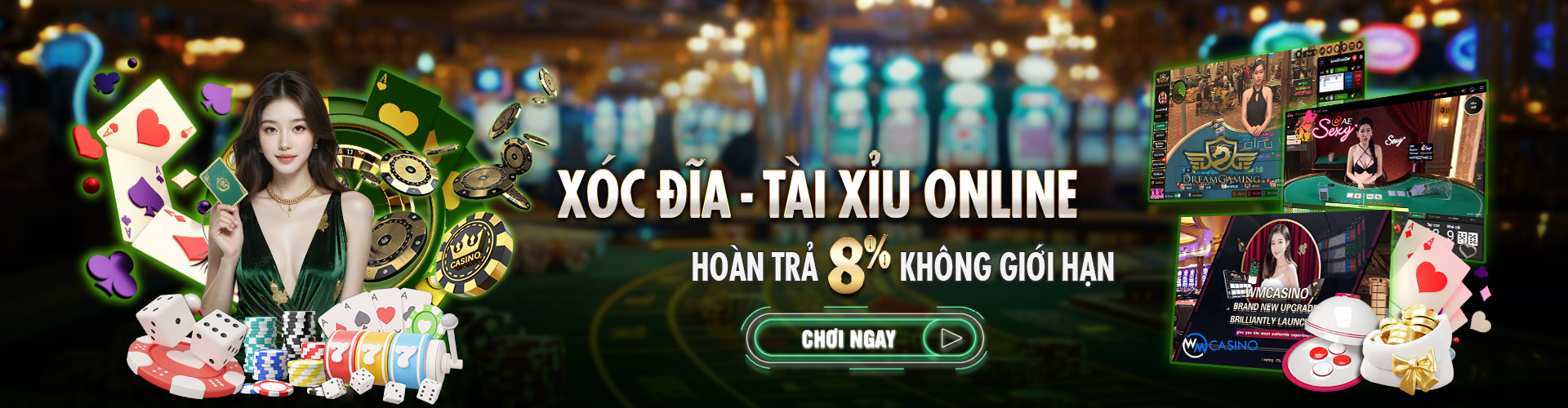 Hình ảnh quảng cáo của kkwin hiển thị nền tảng và các lợi ích